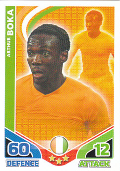 Arthur Boka Cote D'Ivoire 2010 World Cup Match Attax #143